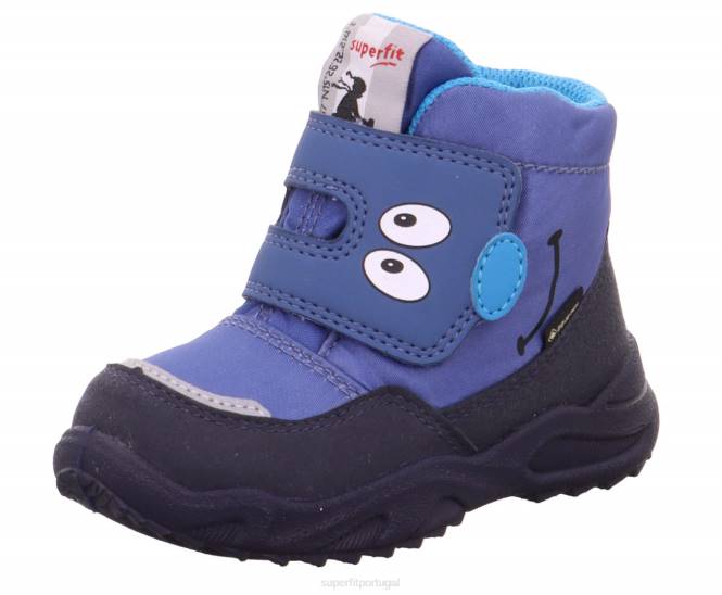 Superfit azul/turquesa bebês geleira - bota com fecho de velcro JFFX436