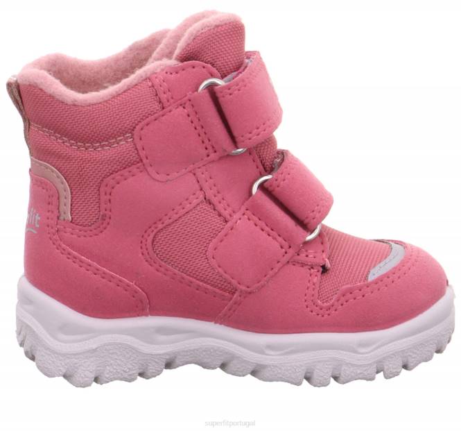 Superfit rosa bebês husky1 - bota com fecho de velcro JFFX497