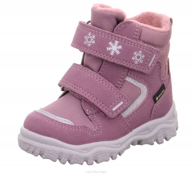 Superfit roxo Rosa bebês husky1 - bota com fecho de velcro JFFX475
