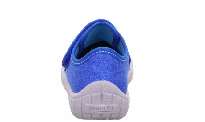 Superfit Branco azulado bebês conta - chinelo com fecho de velcro JFFX96