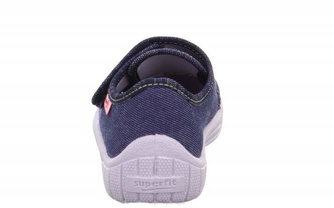 Superfit azul bebês conta - chinelo com fecho de velcro JFFX154