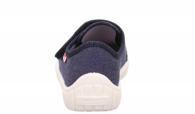 Superfit azul bebês conta - chinelo com fecho de velcro JFFX31