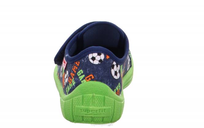 Superfit azul bebês conta - chinelo com fecho de velcro JFFX9