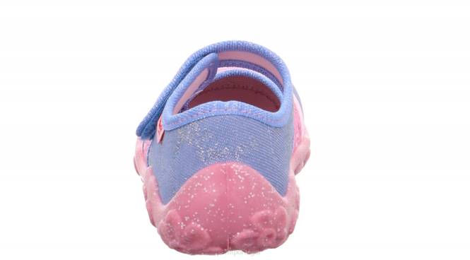 Superfit azul/rosa bebês bonny - chinelo com fecho de velcro JFFX131