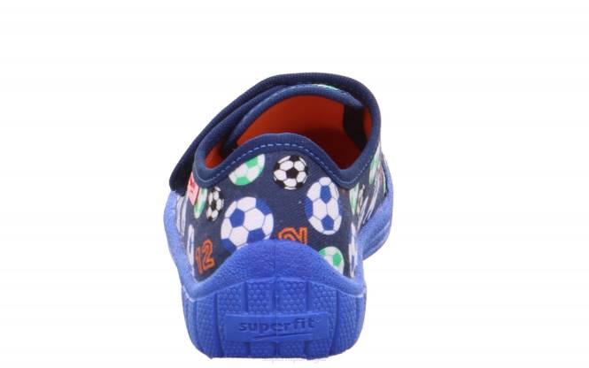 Superfit azul verde bebês conta - chinelo com fecho de velcro JFFX141