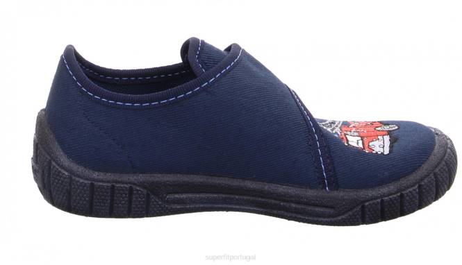 Superfit azul vermelho bebês conta - chinelo com fecho de velcro JFFX57