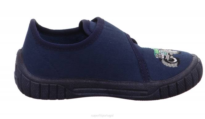 Superfit oceano bebês conta - chinelo com fecho de velcro JFFX22