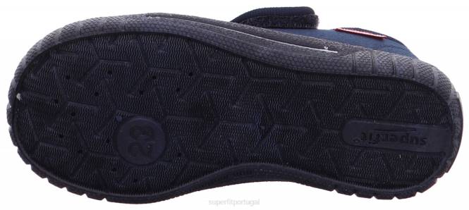 Superfit oceano bebês conta - chinelo com fecho de velcro JFFX22
