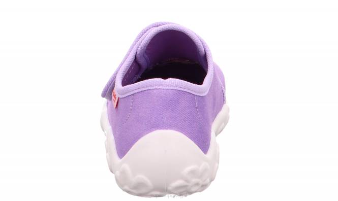 Superfit roxo bebês bonny - chinelo com fecho de velcro JFFX164