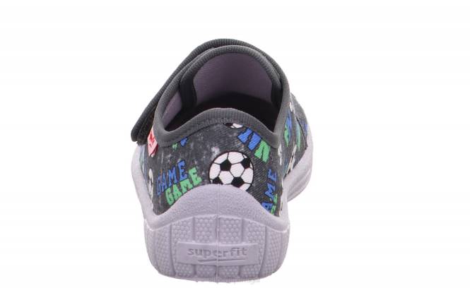 Superfit verde acinzentado bebês conta - chinelo com fecho de velcro JFFX5