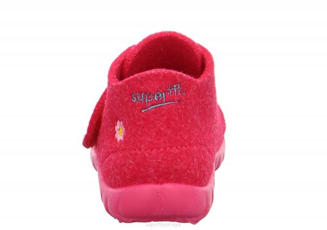 Superfit vermelho bebês feliz - chinelo com fecho de velcro JFFX152