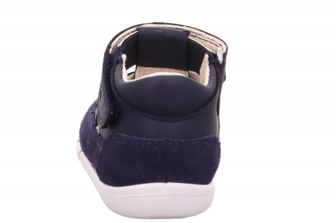 Superfit azul bebês flexy - sandália com fecho de velcro JFFX233