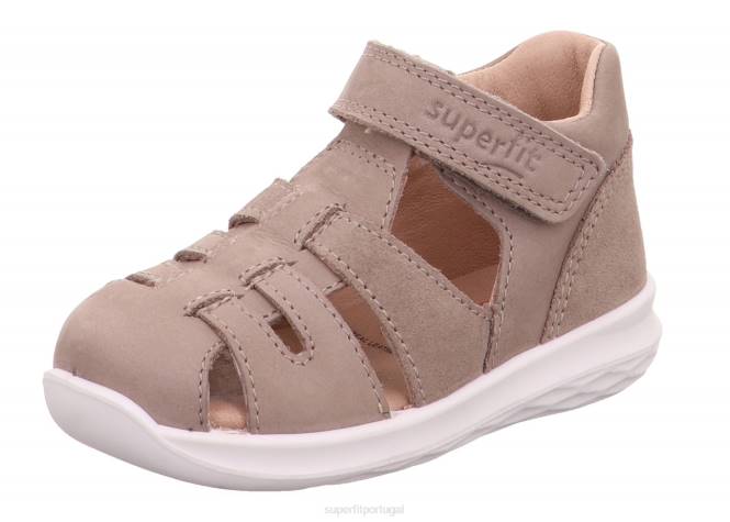 Superfit bege bebês bumblebee - sandália com fecho de velcro JFFX225