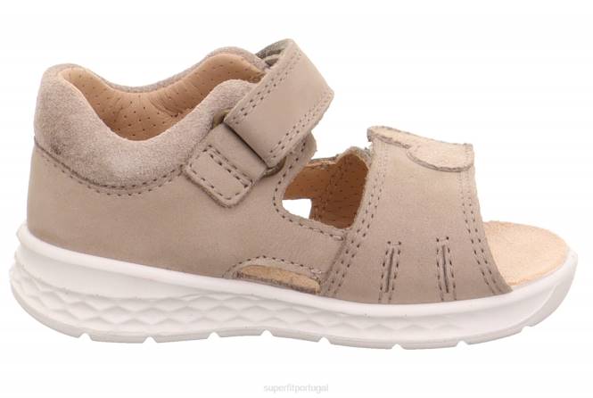 Superfit bege bebês lagoa - sandália com fecho de velcro JFFX226