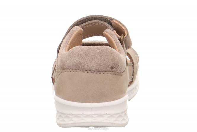 Superfit bege bebês lagoa - sandália com fecho de velcro JFFX226