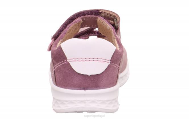 Superfit roxo Rosa bebês lagoa - sandália com fecho de velcro JFFX206