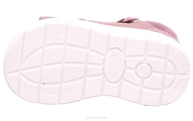 Superfit roxo Rosa bebês lagoa - sandália com fecho de velcro JFFX206