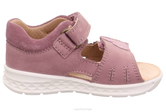 Superfit roxo bebês lagoa - sandália com fecho de velcro JFFX201