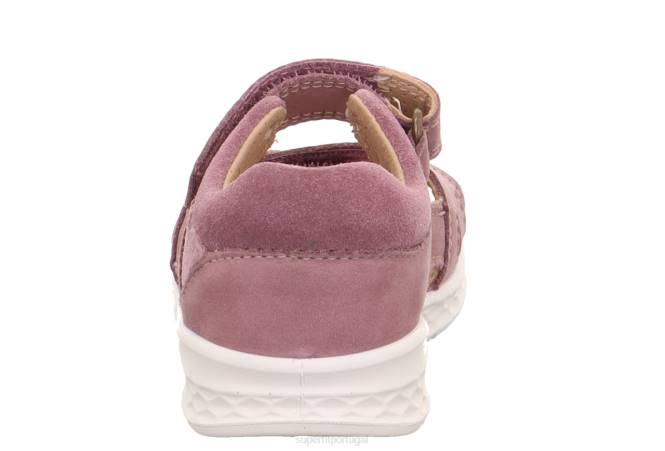 Superfit roxo bebês lagoa - sandália com fecho de velcro JFFX201