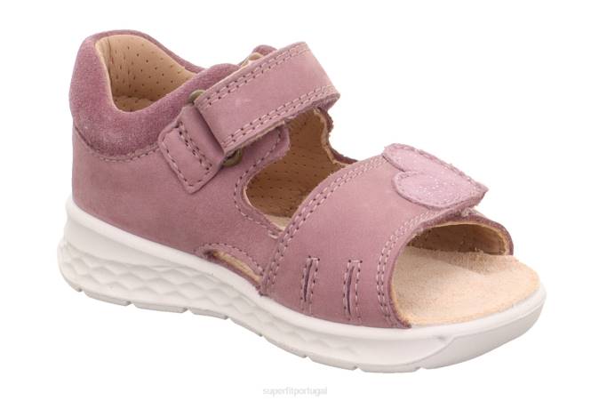 Superfit roxo bebês lagoa - sandália com fecho de velcro JFFX201
