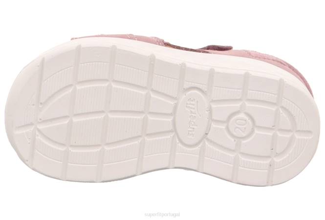 Superfit roxo bebês lagoa - sandália com fecho de velcro JFFX201