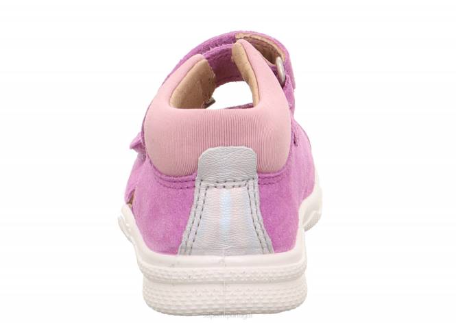Superfit roxo bebês polly - sandália com fecho de velcro JFFX196