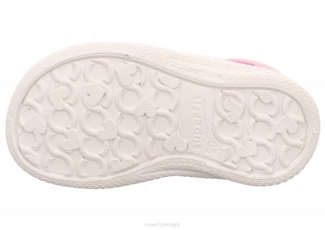 Superfit roxo bebês polly - sandália com fecho de velcro JFFX196