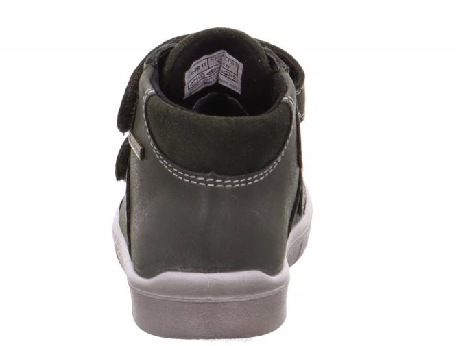 Superfit verde bebês ulli - tênis de cano alto com fecho de velcro JFFX389