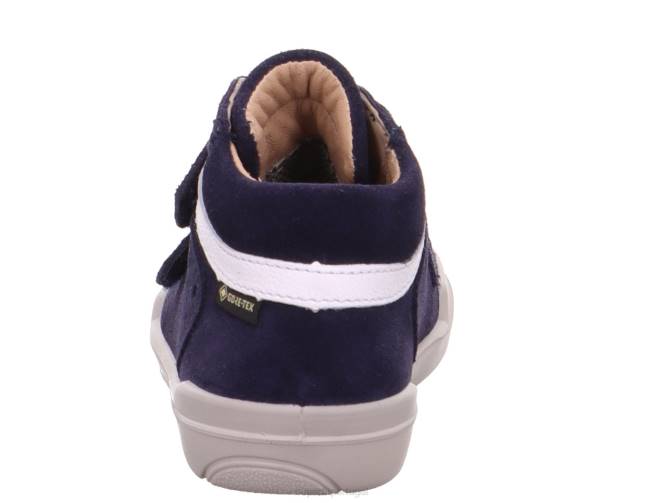 Superfit Branco azulado bebês superfree - tênis cano baixo com velcro JFFX351