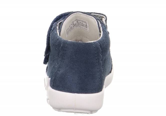Superfit azul bebês starlight - tênis cano baixo com velcro JFFX362
