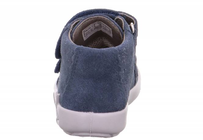 Superfit azul bebês starlight - tênis cano baixo com velcro JFFX378