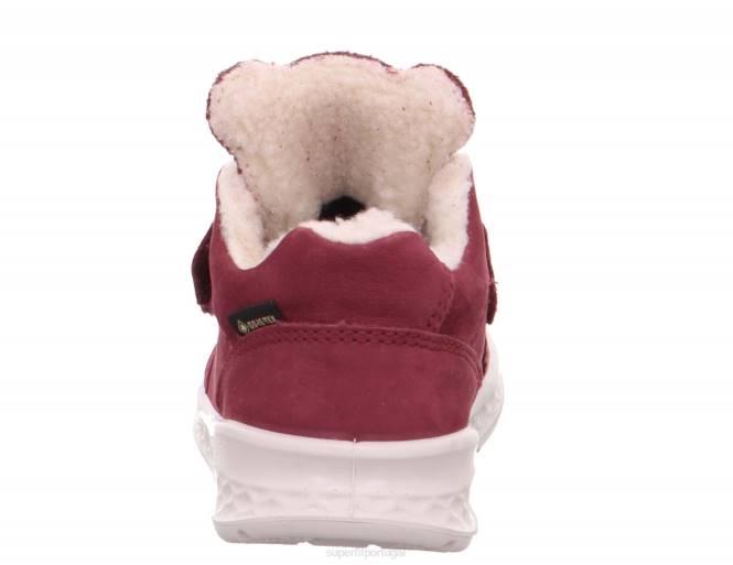 Superfit rosa bebês brisa - tênis cano baixo com velcro JFFX398