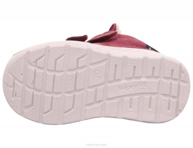 Superfit rosa bebês brisa - tênis cano baixo com velcro JFFX398