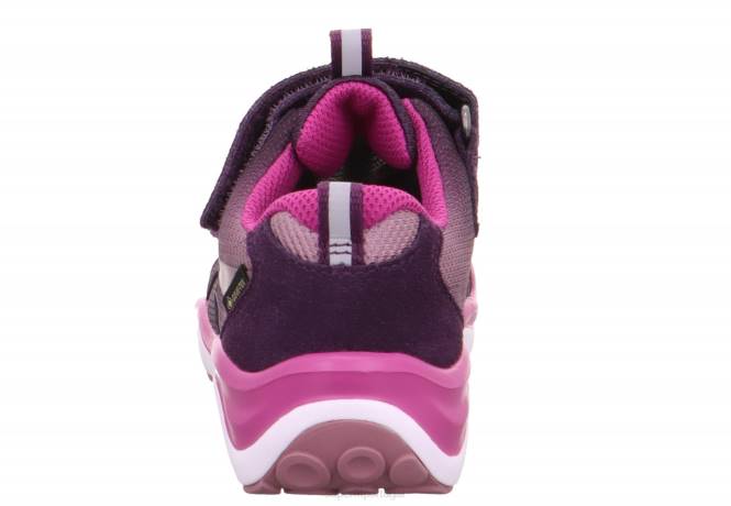Superfit roxo Rosa bebês sport5 - tênis baixo com fecho de velcro JFFX396
