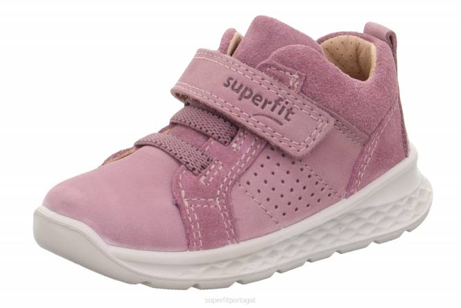 Superfit roxo bebês brisa - tênis cano baixo com velcro JFFX339