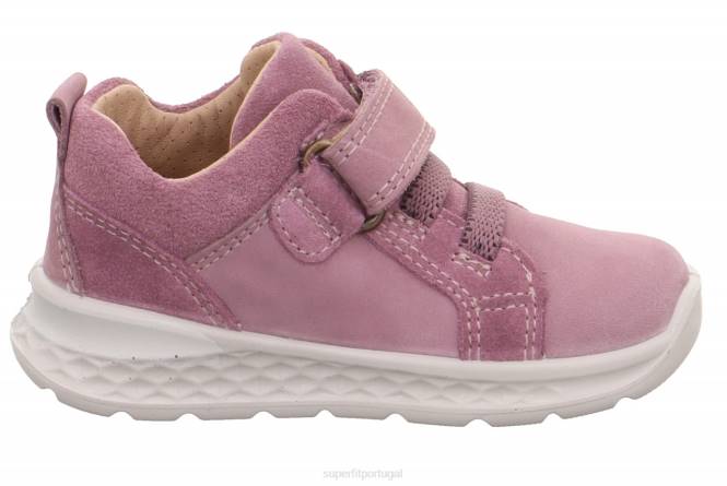 Superfit roxo bebês brisa - tênis cano baixo com velcro JFFX339
