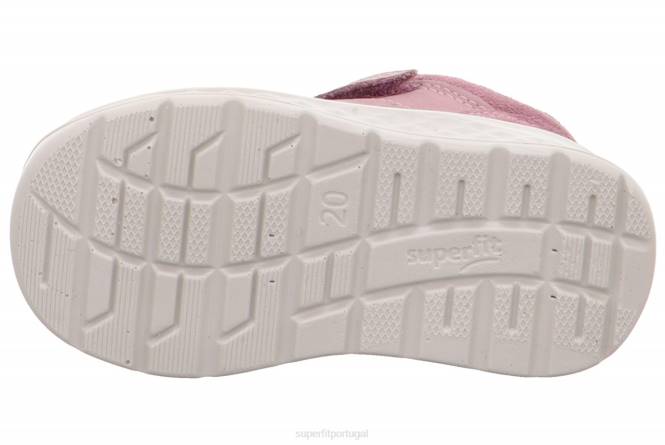 Superfit roxo bebês brisa - tênis cano baixo com velcro JFFX339
