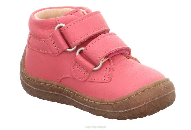 Superfit vermelho/rosa bebês saturnus - tênis baixo com velcro JFFX292