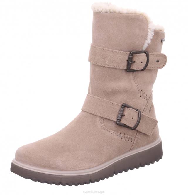Superfit bege crianças e adolescentes lora - bota com zíper JFFX925