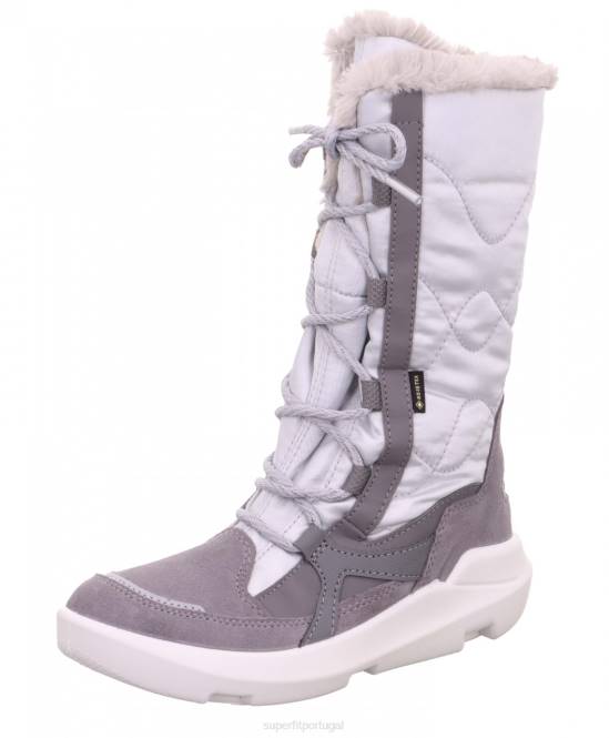 Superfit cinza crianças e adolescentes crepúsculo - bota com fecho de correr JFFX930