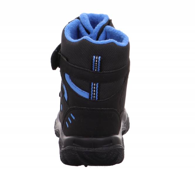 Superfit Preto Azul crianças husky - bota com fecho de velcro JFFX701