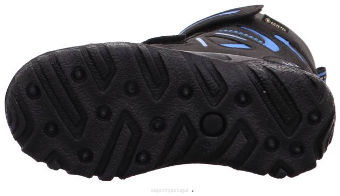 Superfit Preto Azul crianças husky - bota com fecho de velcro JFFX701