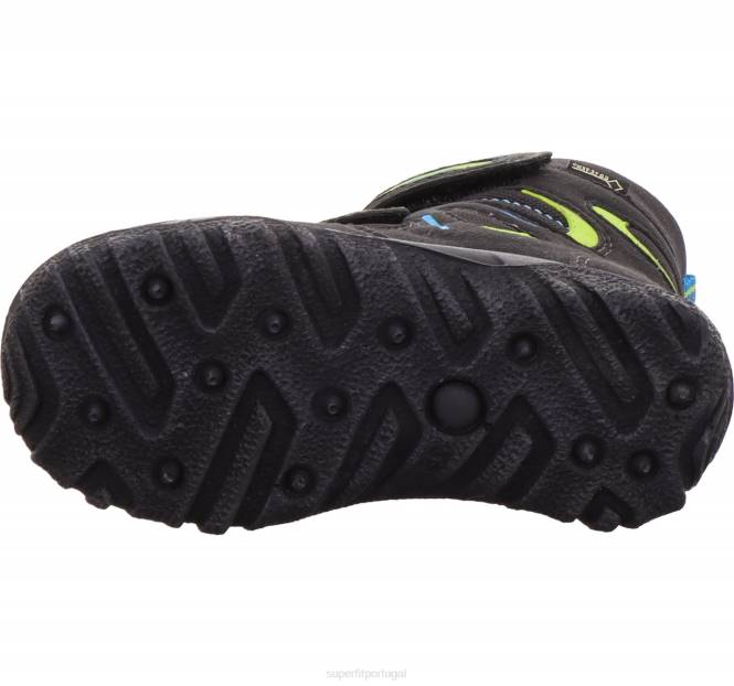 Superfit Preto Azul crianças husky - bota com fecho de velcro JFFX723