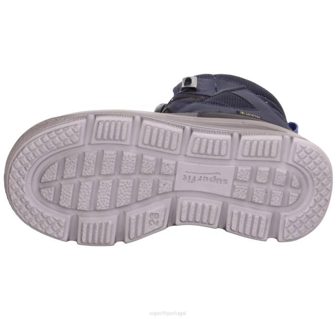 Superfit Preto Azul crianças mars - bota com sistema de boa fit JFFX697