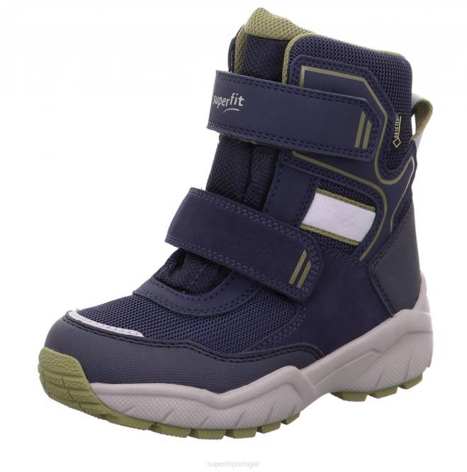 Superfit azul verde crianças culusuk 2.0 - bota com fecho de velcro JFFX760