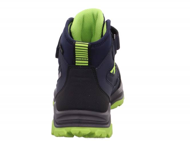 Superfit azul verde crianças jupiter - bota com fecho de velcro JFFX902