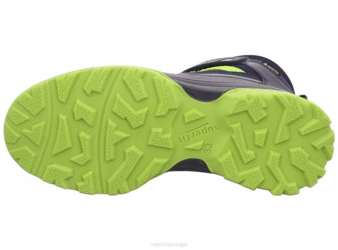 Superfit azul verde crianças jupiter - bota com fecho de velcro JFFX902