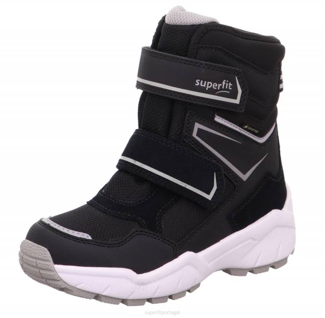 Superfit cinza escuro crianças culusuk 2.0 - bota com fecho de velcro JFFX727