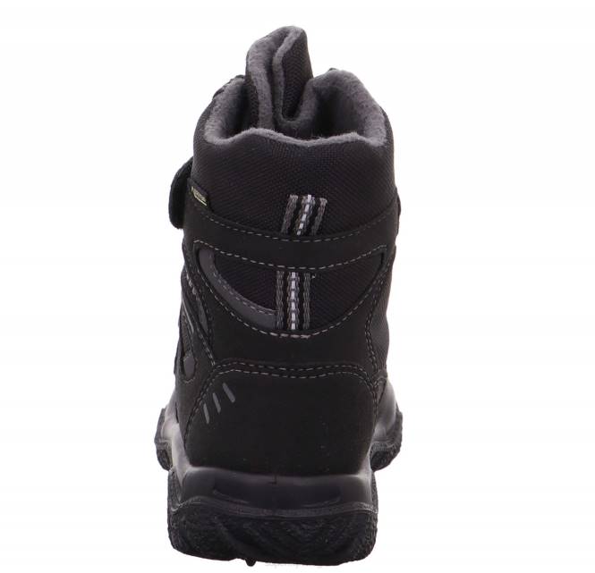 Superfit cinza escuro crianças husky - bota com fecho de velcro JFFX731