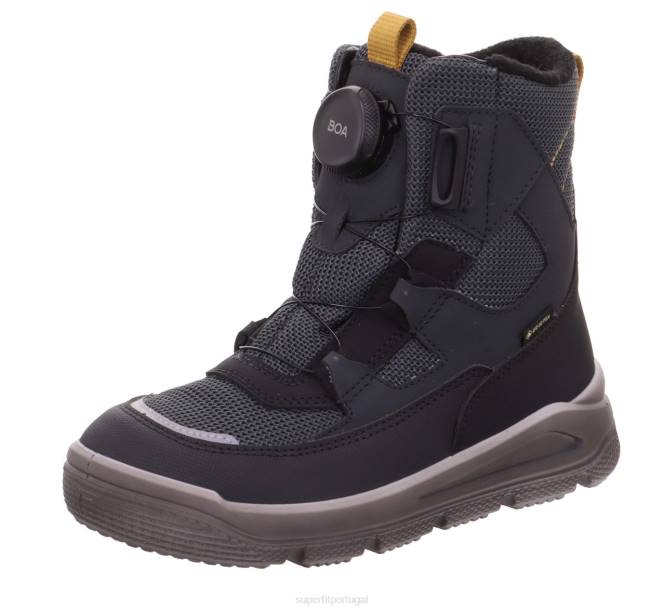 Superfit cinza escuro crianças mars - bota com sistema de boa fit JFFX747